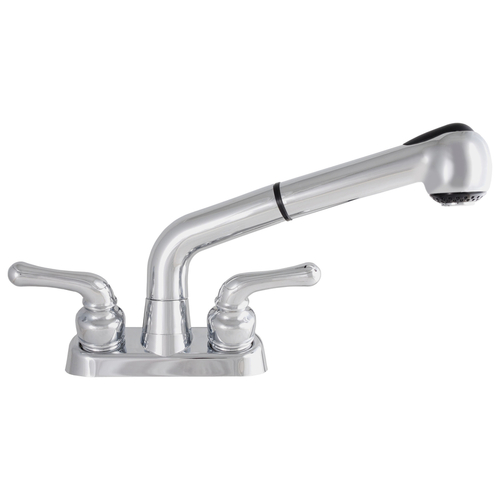 Pull-Down Bathroom Sink Faucet Chrome 4 Chrome