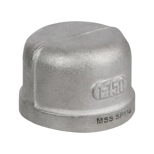 Smith-Cooper 4638100090 Cap 2" FPT T Stainless Steel