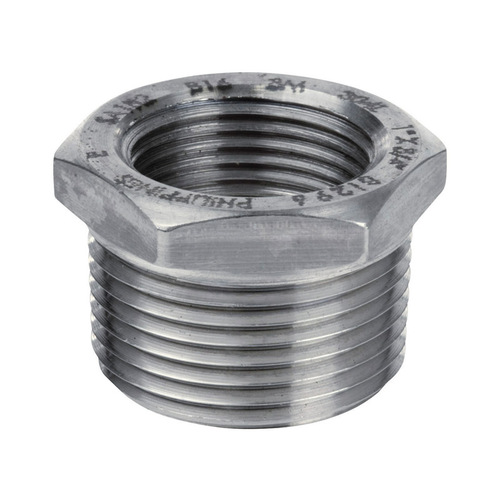 Hex Bushing 1-1/2" MPT X 1" D FPT Stainless Steel