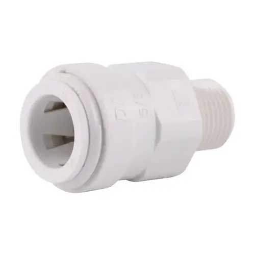 SharkBite 25627 Male Connector Quick Connect Push to Connect 1/2" CTS T X 3/8" D NPT