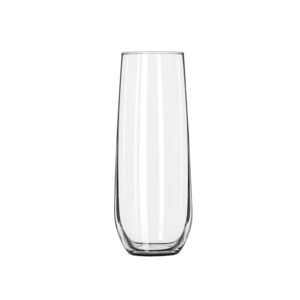 LIBBEY 228 GLASS 8 1/2 OUNCE STEMLESS FLUTE