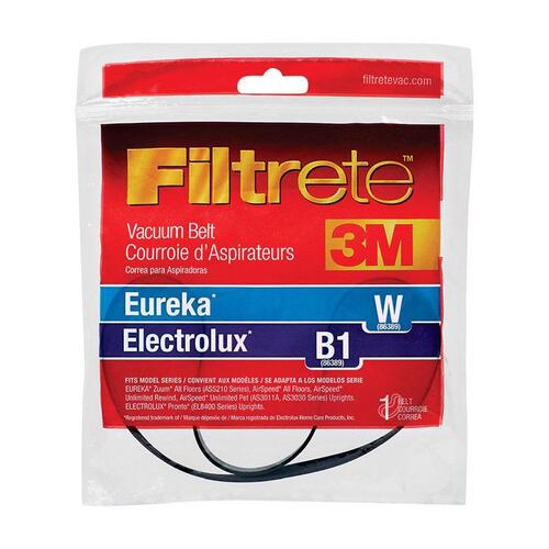 Filtrete EUREKA W ELECTROLUX B1 Vacuum Belts 1 pk Dust Collector 67037A NEW!!