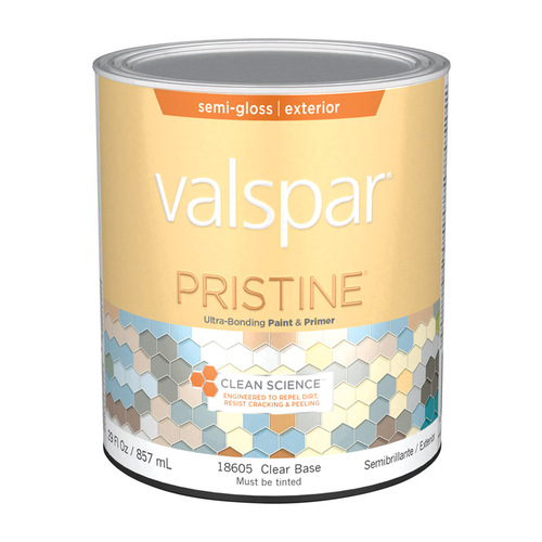 Valspar 027.0018605.005 Paint and Primer Pristine Semi-Gloss Tintable ...