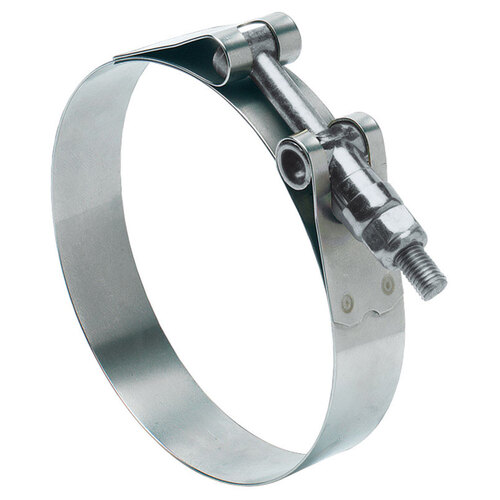 Ideal 300100188553 Hose Clamp With Tongue Bridge Tridon 1.88" to 2.19" SAE 188 Stainless Steel Band T-Bolt
