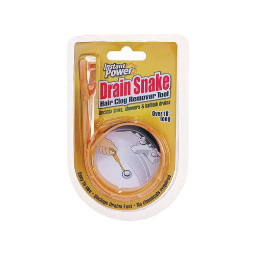 Instant Power 2301 Instant Drain Snake Hair Removal Tool 18 in