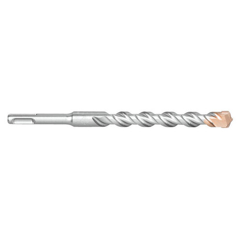 Milwaukee 48207604 M/2 Hammer Drill Bit, 5/8 in Dia, 12 in OAL, Spiral Flute, 4Flute, 25/64