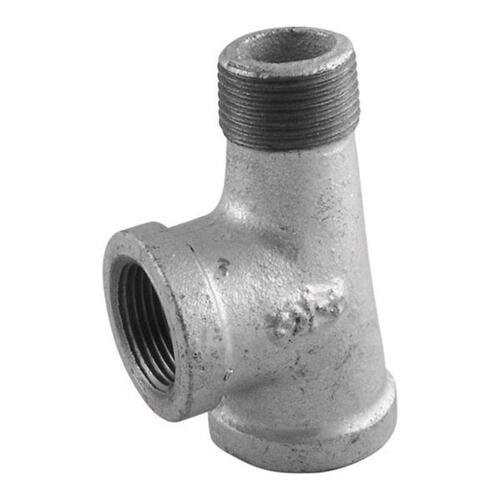 Tee 1" FIP each X 1" D MIP each Galvanized Malleable Iron Galvanized