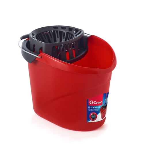 O-Cedar 164196-XCP4 Wringer Bucket 2 qt Red Red - pack of 4