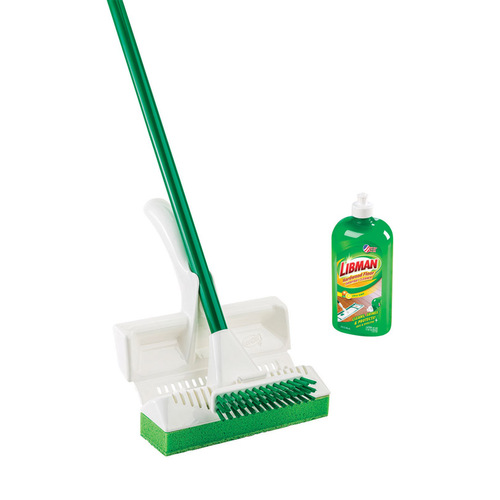 Libman 3103 Mop Scrubster 9.25" W Sponge Green/White