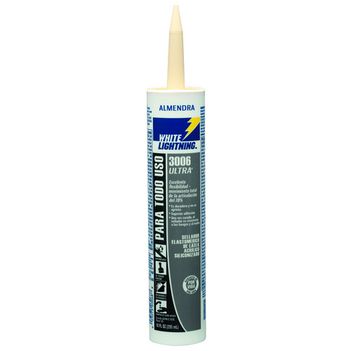 Caulk 3006 Ultra Almond Siliconized Acrylic Latex All Purpose 10 oz Almond - pack of 12