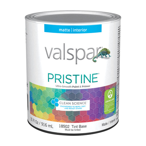 Pristine 18500 027.00.005 Interior Paint, Matte, 1 qt - pack of 4