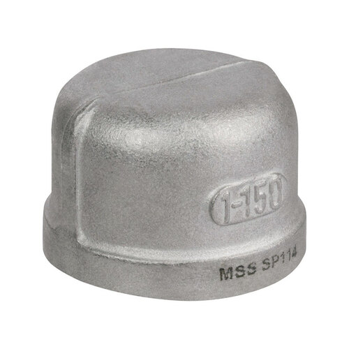 Cap 1-1/2" FPT X 1-1/2" D FPT Stainless Steel