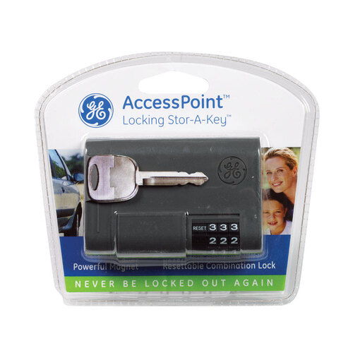 GE 001844 Key Storage AccessPoint Black Plastic/Steel Black