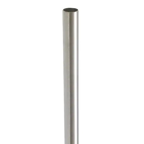 Closet Rod 8 ft. L X 1-5/16" D Brushed Steel Brushed