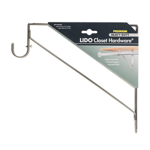 Lido LB-14-8150A Shelf Divider 10-1/2" H X 1" W X 11" L Nickel Silver