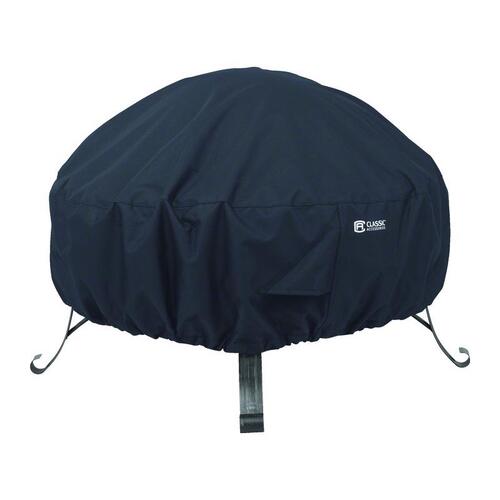 Classic Accessories 5555301040100 Fire Pit Cover 12" H X 36" W Black Polyester Black