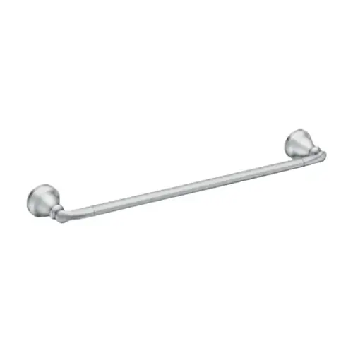 Towel Bar Hilliard Brushed Nickel 24" L Metal Brushed Nickel