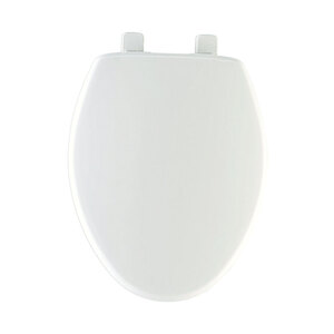 Mayfair by Bemis 4575460 Toilet Seat Slow Close Elongated White Plastic Plastic