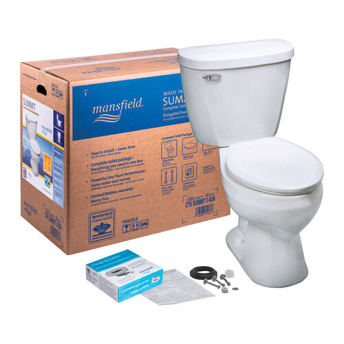Mansfield 4385CTK Complete Toilet Summit ADA Compliant 1.28 gal Elongated