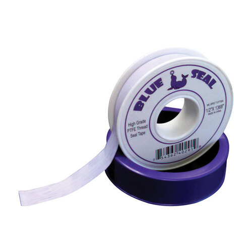 Blue Seal 40291C Thread Seal Tape Purple 1/2" W X 1368" L 0.2 oz Purple