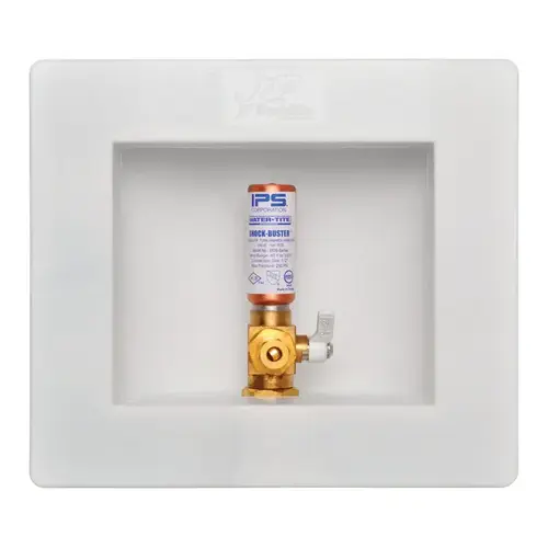 Outlet Box 1/2" D Ice Maker White