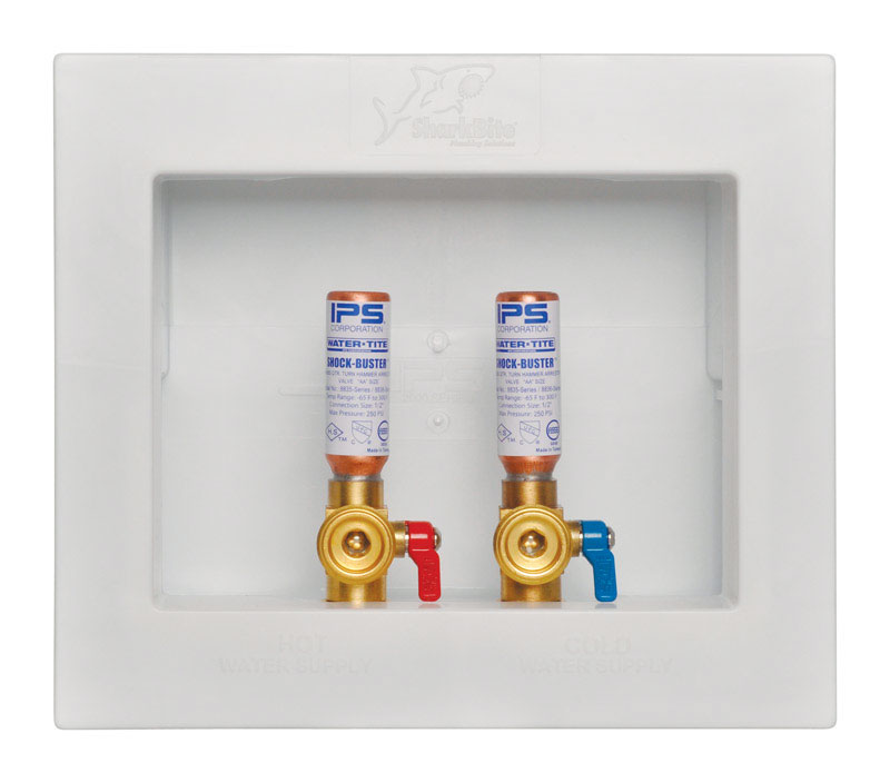 Lidertik Washing Machine Outlet Box With Hammer Arrestors - Reduce Noise & Vibration