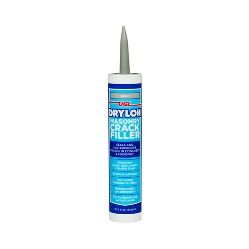 Drylok 1602366 Xcp10 Masonry Crack Filler Gray Latex 105 Oz Gray