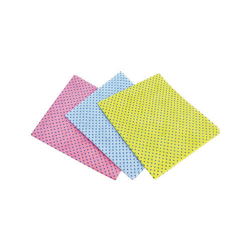 Scrubbing Cloths Power Scrub Dots Delicate, Light Duty For Kitchen 19.75" L Assorted - pack of 12