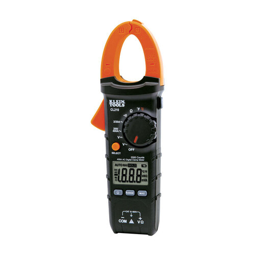 Clamp Meter -40 - 1832 degreeF LCD Black/Orange