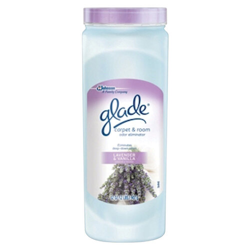 GLADE 71959 Carpet Odor Eliminator Lavender Vanilla Scent 32 oz Powder