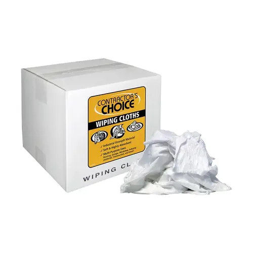 Contractor's Choice 6416-05-CC Wiping Cloth Contractor's Choice Bleached Cotton