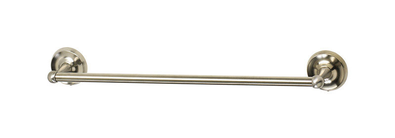 OakBrook 355-0204 Towel Bar Brushed Nickel 24" L Zinc Brushed Nickel