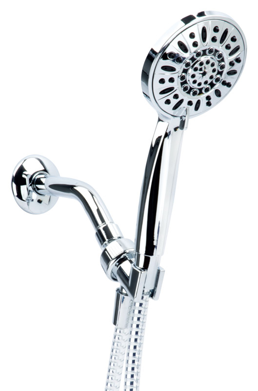 OakBrook 520 A3155CCP-WS Handheld Showerhead Chrome PVC 3 settings 1.8 gal Chrome