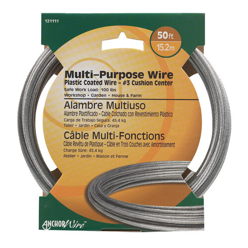Hillman 121111 Clothesline Wire 50 ft. L Aluminum 18 Ga.