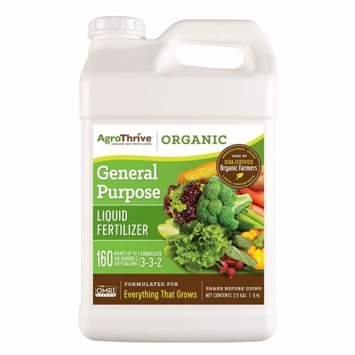 General Purpose Fertilizer Organic Everything that Grows 3-3-2 2.5 gal