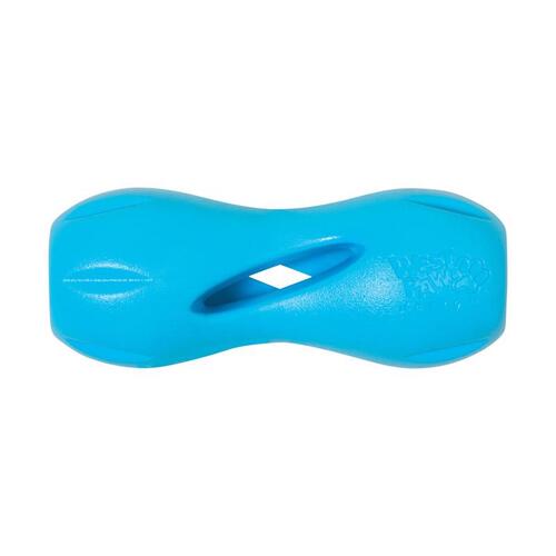 Dog Treat Toy/Dispenser Zogoflex Blue Qwizl Plastic Small Blue