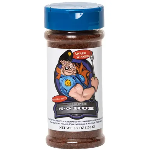 Code 3 Spices 506 BBQ Seasoning 5-0 Rub Sweet and Zesty 5.5 oz