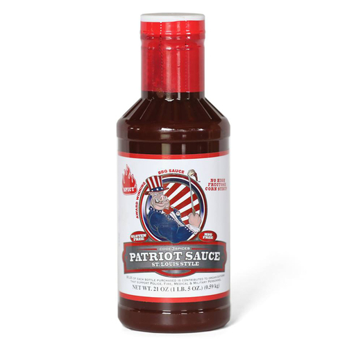 Code 3 Spices PATSAUSPI BBQ Sauce Spicy St. Louis Style 21 oz