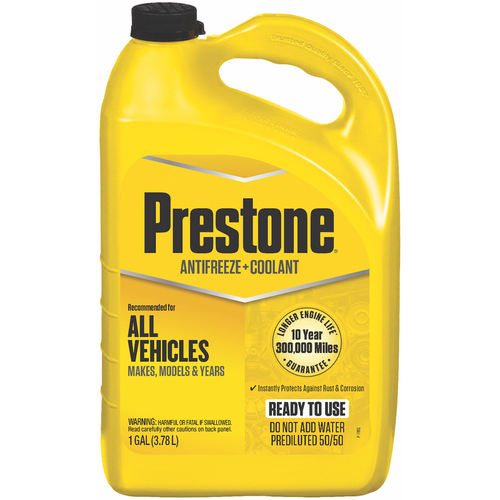 PRESTONE AF2100 Coolant, 1 gal Bottle, Yellow