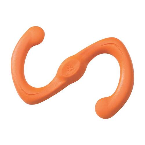 Dog Tug Toy Zogoflex Orange Bumi Plastic Large in. Orange