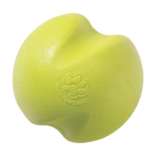 West Paw ZG071GRN Ball Dog Toy Zogoflex Green Jive Plastic Large Green