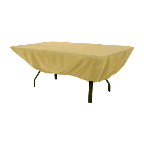 Classic Accessories 58242 Table Cover Terrazzo 23" H X 44" W X 72" L Brown Polyester Brown