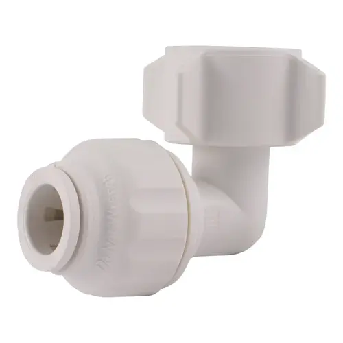 90 Degree Elbow Quick Connect Push to Connect 3/8" CTS T X 1/2" D NPS