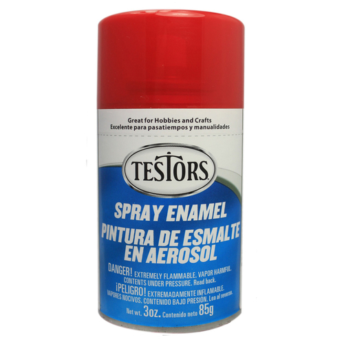 Testors 1607T-XCP3 Spray Paint Metallic Hot Rod Red 3 oz Hot Rod Red ...