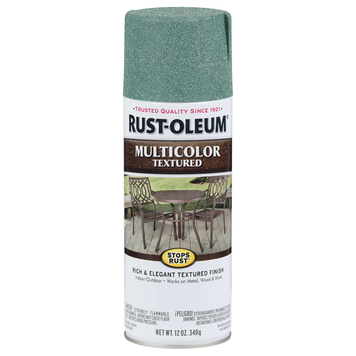 Rust-Oleum 239119 Spray Paint MultiColor Textured Flat/Matte Sea Green