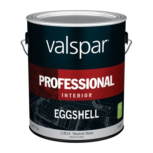 045.00.007 Interior Paint, Eggshell, Neutral Base, 1 gal Can - pack of 4