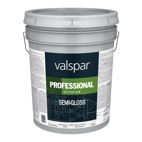 Valspar 045.0012900.008 045.00.008 Exterior House Paint, Semi-Gloss ...