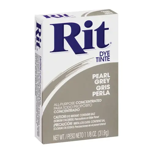 Rit 83391 Dye 1.13 oz Pearl Grey For Fabric Pearl Grey