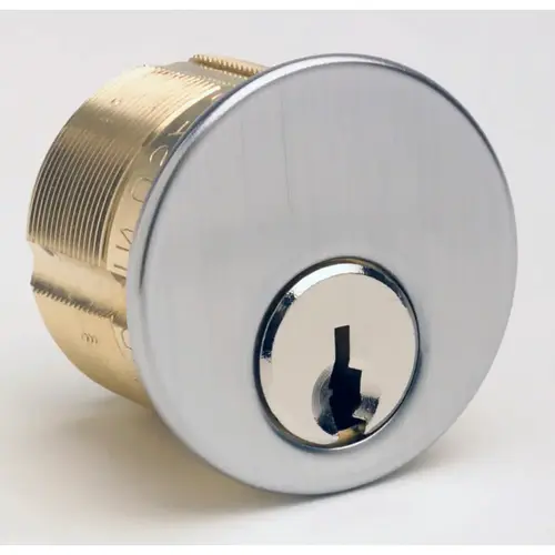 Mortise Cylinder KW9 Chrome Brass Keyed Alike Chrome