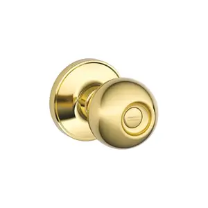 Schlage Dexter Corona Satin Nickel Privacy Knob Right or Left Handed